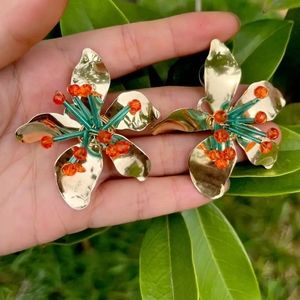 Beautiful Flower Earrings